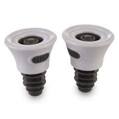 Solis 92286 Vacu&uuml;m Wijnfles Stopper 2 Stuks Wit/Zwart