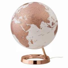 Atmosphere NR-0331F7NU-GB Globe Bright Copper 30cm Diameter Kunststof Voet Engelstalig