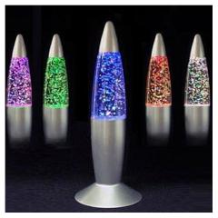 Glitterlamp Rainbow 35 cm