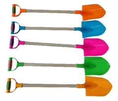 Strandschep Plastic 81cm Assorti