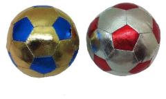 Summertime Stoffen Ball Zilver + Goud 10cm