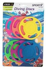 SportX Diving Discs 6 Stuks