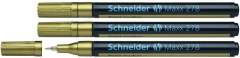 Schneider S-127853-3 Lakmarker Maxx 278 0.8 Mm Goud Set Van 3