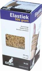 Kangaro K-5009-500 Elastiek Nr. 20 90x1.5mm 500gr Naturel