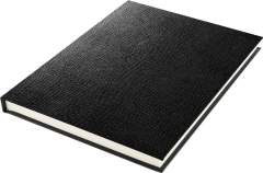 Kangaro K-5320 Schetsboek A5 Creme 120gr Blanco Papier. 140 Blz Hard Cover Zwart