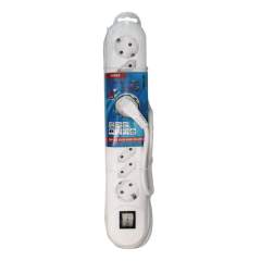 Scanpart Tafelcontactdoos 4 En 4-voudig Schakelaar Ak En 1.5m(3x1.5mm)
