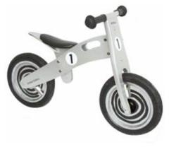 Simply for Kids Houten Loopfiets Silver