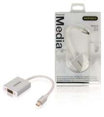 Profigold Prom201 Mini Displayport-adapter Mini Displayport Male - Vga Female 0,20 M Wit