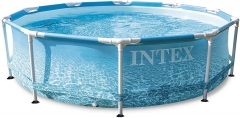 Intex 28206NP Beachside Metal Frame Zwembad 305x76 cm zonder Filterpomp
